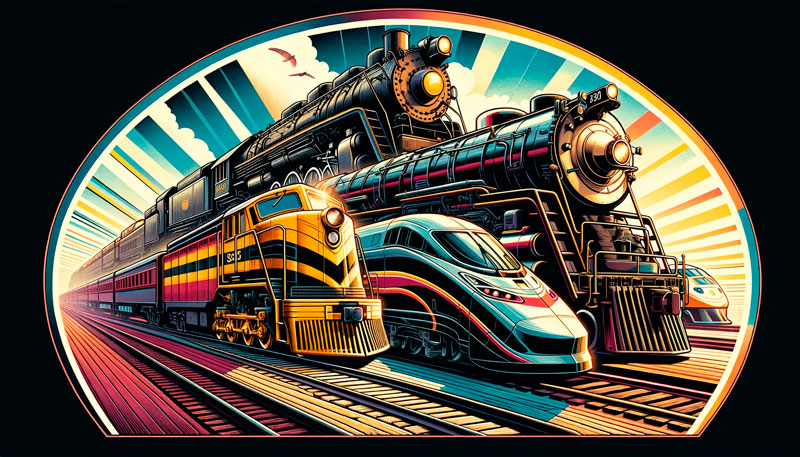 Las épocas del ferrocarril