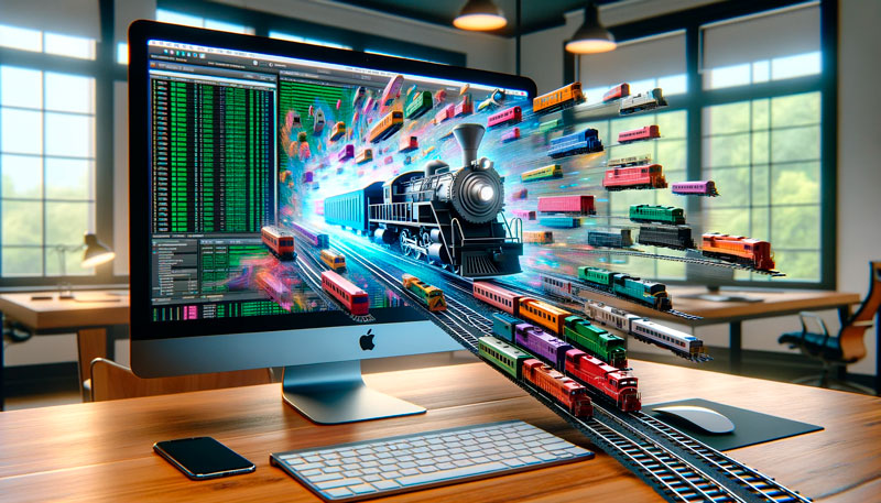 inventario de modelismo ferroviario